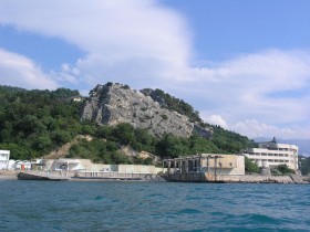 вид на прибрежную линию